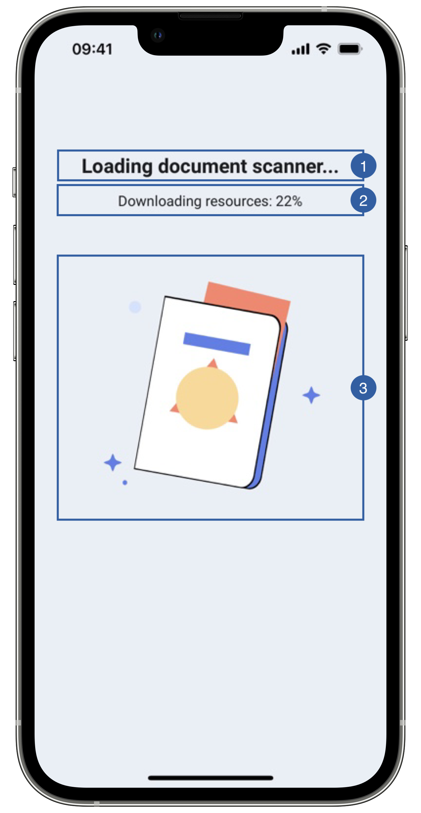 Document Reader Default Loading Screen Document Reader Example